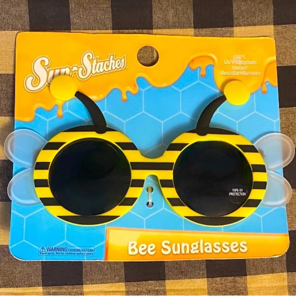 Busy bee sunglasses for kids